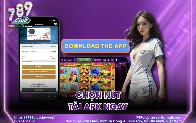 Chọn nút "Tải APK ngay"